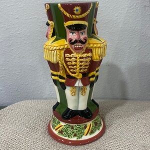 Christopher Radco candle holder Christmas soldier Christopher's tree‎
